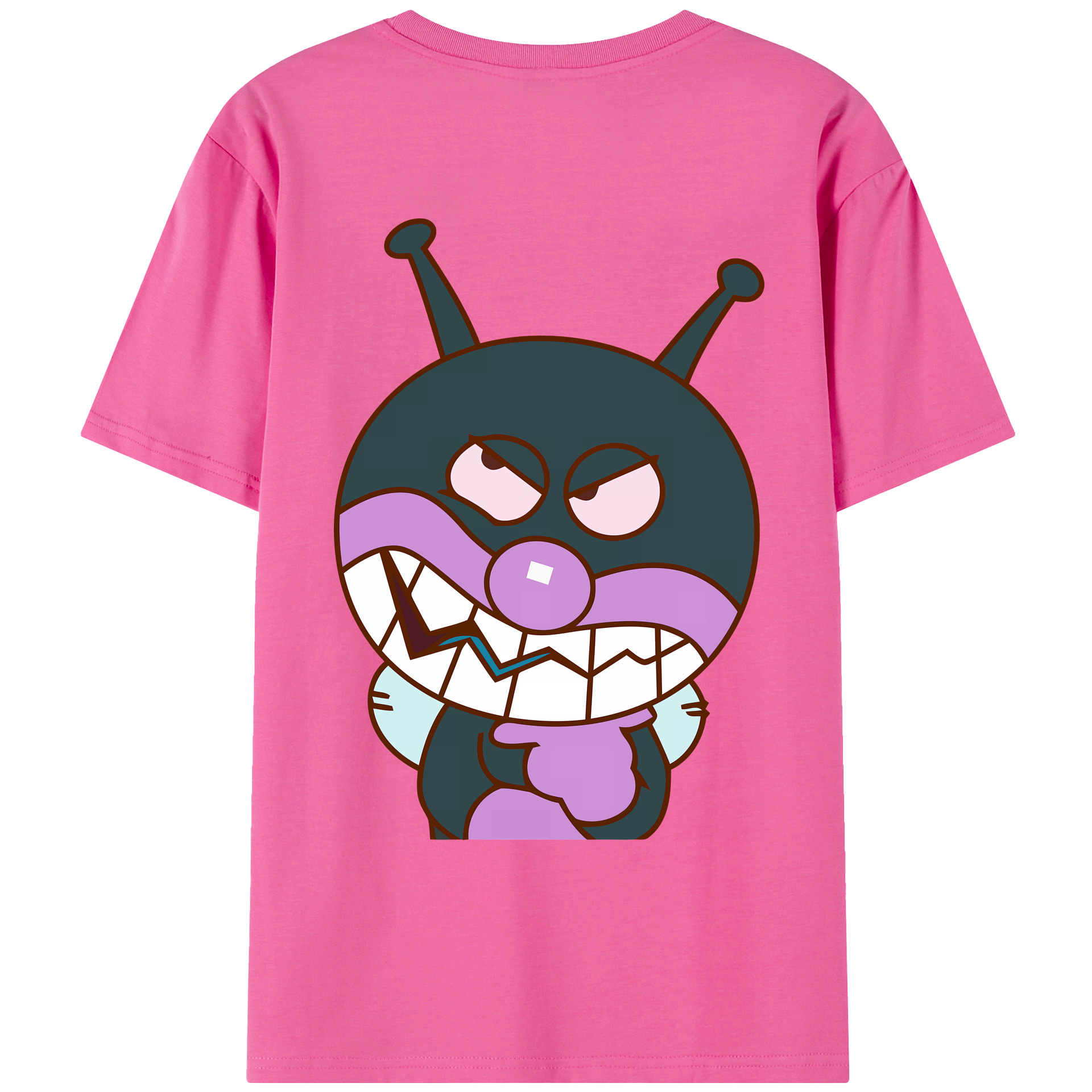 （画像用） アンパンマン Anpanman レディース半袖Tシャツ(バックプリント)